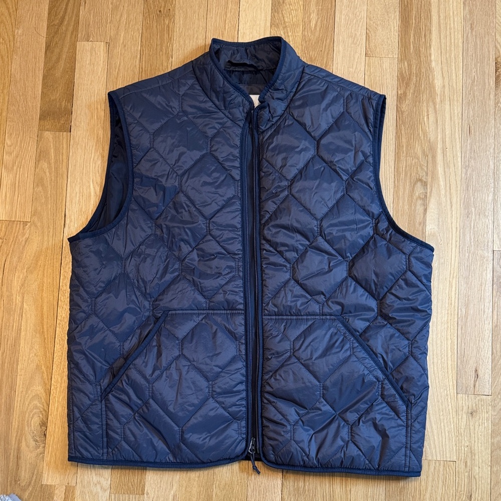 Goodfellow & Co Men's Quilted Blue Vest